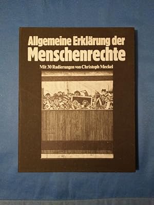 Allgemeine Erklärung der Menschenrechte : Ausgabe B. Verkündet von der Generalversammlung der Ver...