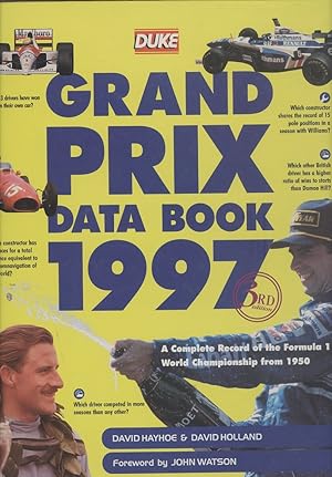 Immagine del venditore per Grand Prix Data Book 1997 - A Complete Record of the Formula 1 World Championship from 1950 venduto da Dereks Transport Books