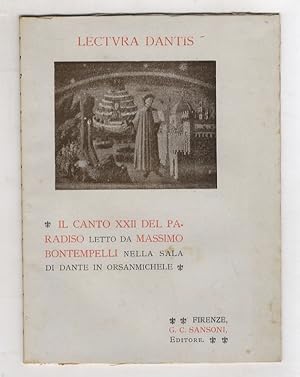 CANTO (IL) XXII del Paradiso letto da Massimo Bontempelli nella Sala di Dante in Orsanmichele.