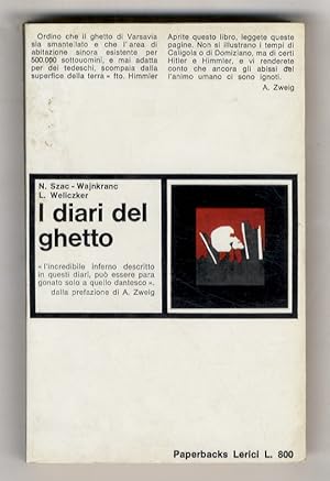 I diari del ghetto. Introduzione di Arnold Zweig.