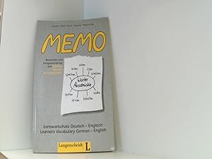 Memo. Wortschatz- und Fertigkeitstraining für das Zertifikat Deutsch als Fremdsprache: Memo, Lern...