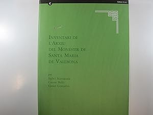 Seller image for INVENTARI DE L'ARXIU DEL MONESTIR DE SANTA MARIA DE VALLBONA for sale by Costa LLibreter