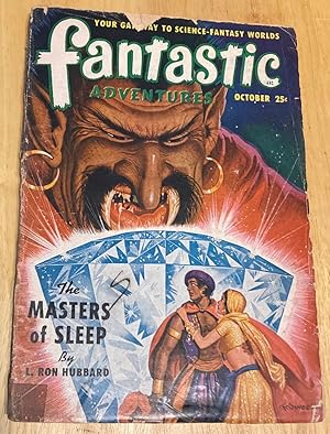 Imagen del vendedor de Fantastic Adventures October 1950 Vol. 12 No. 10 // The Photos in this listing are of the magazine that is offered for sale a la venta por biblioboy