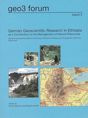 Bild des Verkufers fr Deutsche geowissenschaftliche Forschung in thiopien als Beitrag zum Management natrlicher Ressourcen. German Geoscientific Research in Ethiopia as a Contribution to the Management of Natural Resources. zum Verkauf von Antiquariat Schwarz & Grmling GbR