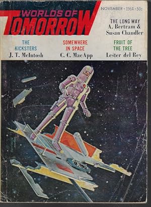 Immagine del venditore per WORLDS OF TOMORROW: November, Nov. 1964 venduto da Books from the Crypt