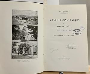 La famille Canac-Marquis et familles alliées, dictionnaire généalogique