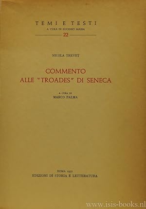 Immagine del venditore per Commento alle Troades di Seneca. A cura di Marco Palma. venduto da Antiquariaat Isis