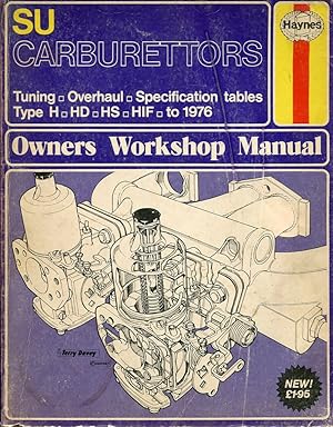 Bild des Verkufers fr SU Carburettors : Owners Workshop Manual zum Verkauf von Godley Books