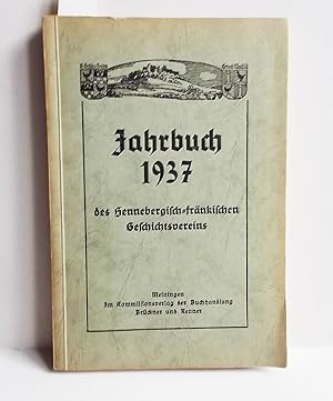 Jahrbuch 1937 des Hennebergisch-fränkischen Gescichtsvereins