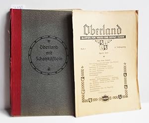 Oberland 5. Jahrgang 1928/29 (Heimatblätter für Südostthüringen und das westliche Vogtland)