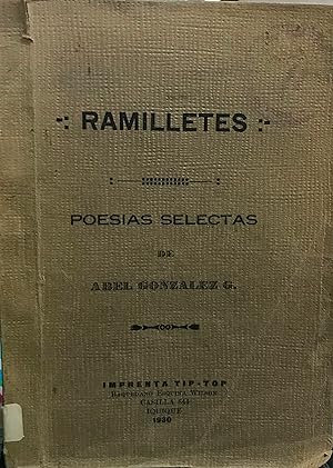 " Ramilletes ". Poesías selectas
