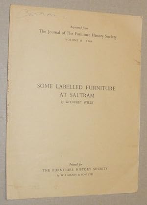 Some Labelled Furniture at Saltram