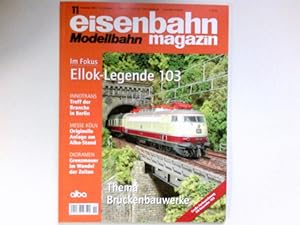 Bild des Verkufers fr Eisenbahnmagazin Modellbahn, Nr. 11 / 2014 52. Jahrgang. zum Verkauf von Antiquariat Buchhandel Daniel Viertel
