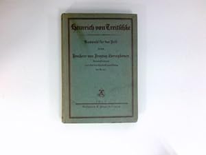 Imagen del vendedor de Heinrich von Treitschke : Auswahl fr das Feld. a la venta por Antiquariat Buchhandel Daniel Viertel