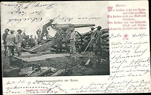 Ansichtskarte / Postkarte Südafrika, Burenkrieg, Belagerungsgeschütz der Buren