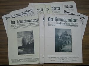 Seller image for Der Heimatwanderer und Naturfreund, 1. und 2. Jahrgang 1924 und 1925, komplette Folge der Hefte 1 - 11 ( 1. Mrz bis 1. Dezember 1924 ) und 1 - 12 ( Januar - Dezember 1925 ). - Beigegeben: Hefte 1 und 2/3 des Jahres 1926, 3. Jahrgang. - Aus dem Inhalt: Robert Mielke - Von der Poesie des Wanderns / Dr. Lindemuth: Warum ist die Pfaueninsel zum Naturschutzgebiet erklrt ? / Erich Griebel: Bilder vom Luch / Paul Deegener: Am Schwielowsee / F. Wiegers: Kultur und Landschaft / Hans Philipp: Templin / Hermann Lns: Blhende Heide ( und andere Texte von ihm und ber ihn im Heft 8-9, 1924 ). - for sale by Antiquariat Carl Wegner