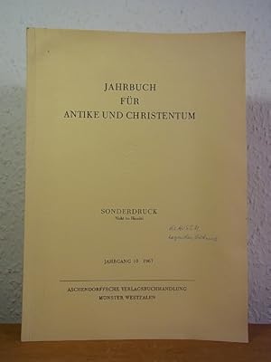 Immagine del venditore per Ein altchristlicher Sarkophag als Ausgangspunkt einer hagiographischen Legendenbildung venduto da Antiquariat Weber