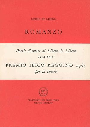 Imagen del vendedor de Romanzo 1934-1955 a la venta por Studio Bibliografico Marini