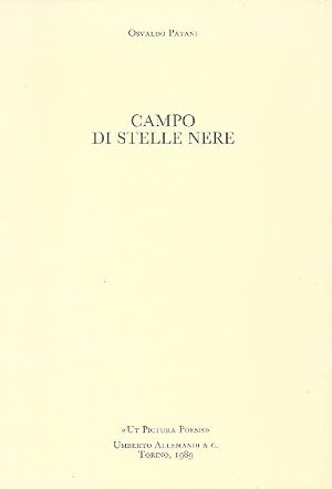 Bild des Verkufers fr Campo di stelle nere zum Verkauf von Studio Bibliografico Marini