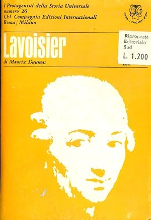 Image du vendeur pour Lavoisier - Stendhal mis en vente par Studio Bibliografico Marini