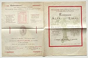 Seller image for Dpliant crmeuse ALFA-LAVAL for sale by Versandantiquariat Hsl