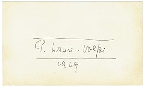 Imagen del vendedor de Eigenh. Albumblatt mit Unterschrift. a la venta por Kotte Autographs GmbH