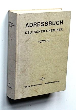 Adressbuch Deutscher Chemiker 1972/73
