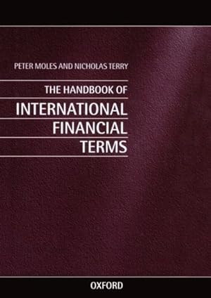 Imagen del vendedor de Handbook of International Financial Terms a la venta por GreatBookPricesUK