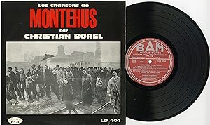 "Christian BOREL" Les chansons de MONTÉHUS / Disque 33 tours original français 25cm Disques BAM L...