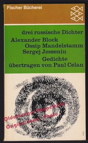 Drei russische Dichter: Alexander Block, Ossip Mandelstamm,Sergej Jessenin; Gedichte (1963) - Cel...