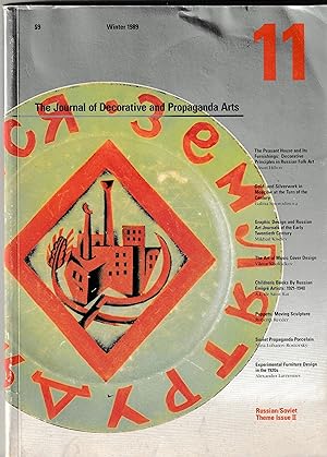 Imagen del vendedor de THE JOURNAL OF DECORATIVE AND PROPAGANDA ARTS 1875 - 1945: 11 (Winter, 1989) a la venta por Waugh Books