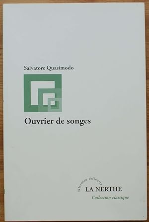 Imagen del vendedor de Ouvrier de songes a la venta por Aberbroc