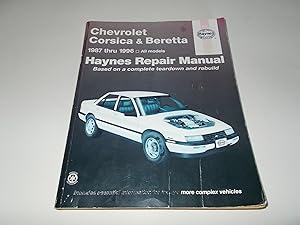 Seller image for Chevrolet Corsica & Beretta (1987 thru 1996) Haynes Repair Manual for sale by Paradise Found Books