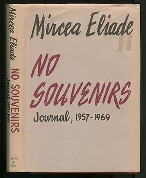 Seller image for No Souvenirs: Journal, 1957-1969 for sale by Between the Covers-Rare Books, Inc. ABAA