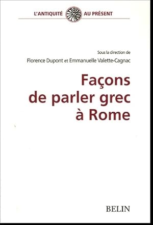 Façon de parler grec à Rome