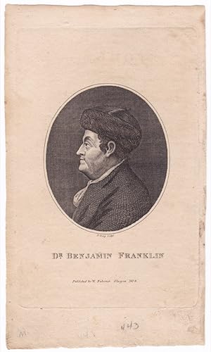 Dr. Benjamin Franklin. [Benjamin Franklin Portrait Engraving]