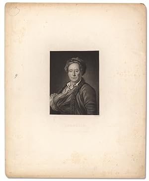 Franklin. From the Painting in the Gallery of Versailles. [Benjamin Franklin Portrait Engraving]