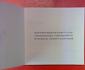 Seller image for Naturwissenschaftlich-technischer Fortschritt, ethische Verantwortung for sale by biblion2