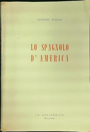 Bild des Verkufers fr Lo spagnolo d'America zum Verkauf von Librodifaccia