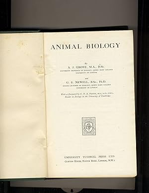 Imagen del vendedor de Animal Biology a la venta por Richard Lemay