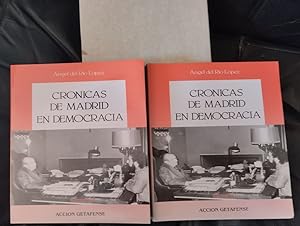 Bild des Verkufers fr Crnicas de Madrid en democracia I y II zum Verkauf von Librera Ofisierra