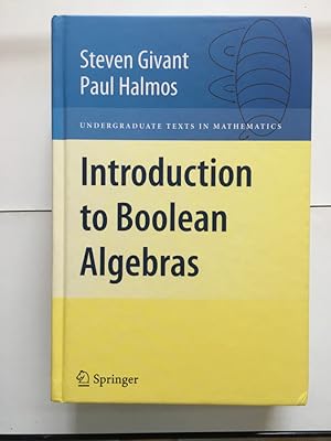 Immagine del venditore per Introduction to Boolean Algebras venduto da Libreria Anticuaria Camino de Santiago