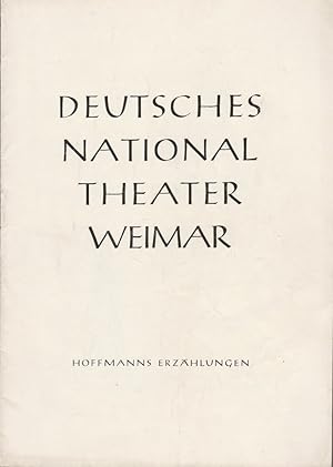 Imagen del vendedor de Programmheft Jacques Offenbach HOFFMANNS ERZHLUNGEN Spielzeit 1959 / 60 Heft 11 a la venta por Programmhefte24 Schauspiel und Musiktheater der letzten 150 Jahre