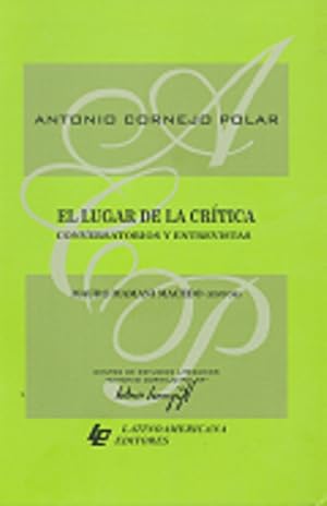 Seller image for El lugar de la crtica. for sale by Podibooks