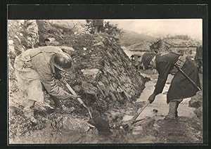 Immagine del venditore per Carte postale Monte Cassino, Schlacht 1944, Pioniere bei der Arbeit venduto da Bartko-Reher