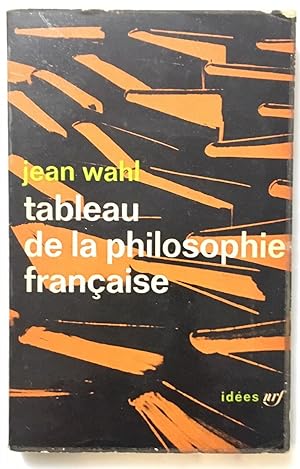 Tableau de la philosophie Francaise