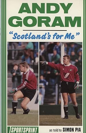 Bild des Verkufers fr ANDY GORAM - "SCOTLAND'S FOR ME" zum Verkauf von Sportspages