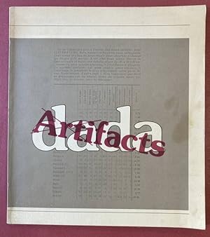 Image du vendeur pour Dada Artifacts: March 31-May 7, 1978. mis en vente par Frans Melk Antiquariaat