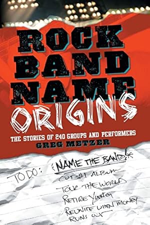 Immagine del venditore per Rock Band Name Origins: The Stories of 240 Groups (State of the Wild) venduto da WeBuyBooks