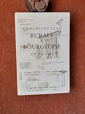 L'Architecture rurale et bourgeoise en France